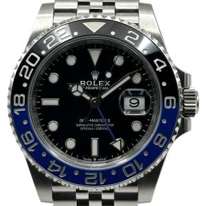 ロレックス ROLEX GMTマスター2 12610BLNR ブラック ステンレススチール 腕時計 メンズ 中古