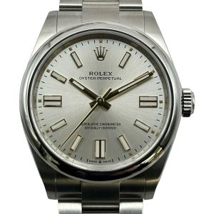 ロレックス ROLEX オイスターパーペチュアル41 134300 シルバー ステンレススチール 腕時計 メンズ 中古