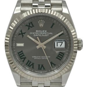ロレックス ROLEX デイトジャスト36 126234 スレート ホワイトゴールド/ステンレススチール 腕時計 メンズ 中古