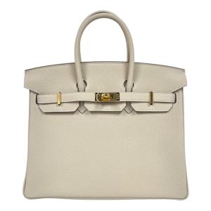 エルメス HERMES バーキン25 K刻印　(2025年製) クレ ゴールド金具 トゴ ハンドバッグ レディース 中古