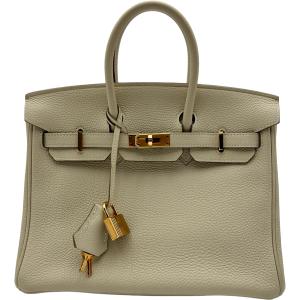 エルメス HERMES バーキン25 Y刻 クレ ゴールド金具 トゴ ハンドバッグ レディース 中古