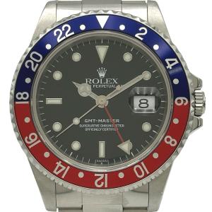 ロレックス ROLEX GMTマスター2 16700 ブラック ステンレススチール 腕時計 メンズ 中古