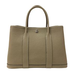 エルメス HERMES ガーデンパーティTPM K刻 トレンチ シルバー金具 ネゴンダ トートバッグ レディース 中古