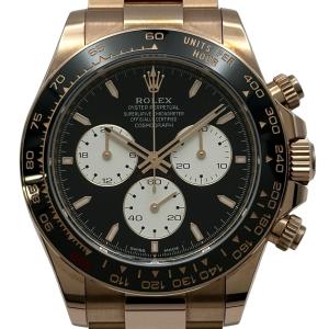 ロレックス ROLEX デイトナ ル・マン 126525LN ブラック ピンクゴールド 腕時計 メンズ 中古