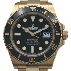 ロレックス ROLEX サブマリーナ 126618LN ブラック ゴールド 腕時計 メンズ 中古