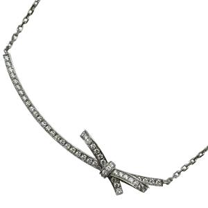 シャネル CHANEL リュバンドゥシャネルネックレス ホワイトゴールド 750 ダイヤモンド ジュエリー 中古
