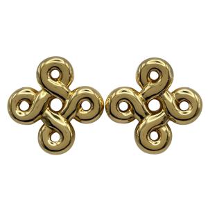 シャネル CHANEL ヴィンテージデザインイヤリング ゴールド 750 ジュエリー 中古