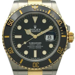 ロレックス ROLEX サブマリーナ 126613LN ブラック ゴールド/ステンレススチール 腕時計 メンズ 中古