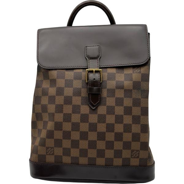 ルイ・ヴィトン LOUIS VUITTON ソーホー N51132 ブラウン ダミエ リュック デイ...