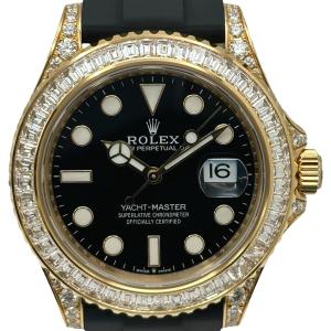 ロレックス ROLEX ヨットマスター 42 226668TBR ブラック ゴールド 腕時計 メンズ 中古
