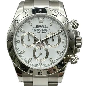 ロレックス ROLEX デイトナ 116520 ホワイト ステンレススチール 腕時計 メンズ 中古