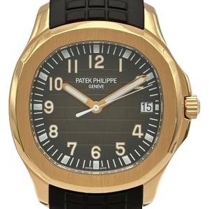 パテック・フィリップ PATEK PHILIPPE アクアノート 5167R-001 ブラウン ピンクゴールド 腕時計 メンズ 中古