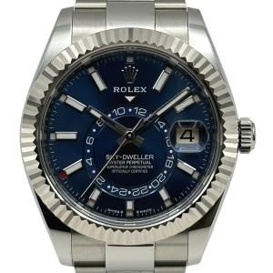 ロレックス ROLEX スカイドゥエラー 336934 ブルー ホワイトゴールド/ステンレススチール 腕時計 メンズ 中古