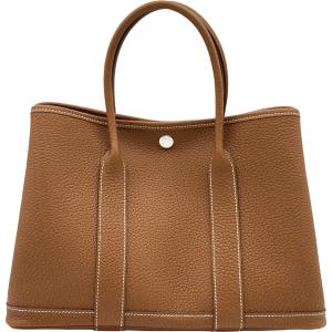 エルメス HERMES ガーデンパーティTPM G刻印 ゴールド ネゴンダ ハンドバッグ トートバッグ レディース 中古