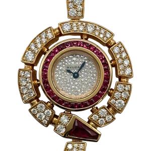 ブルガリ BVLGARI セルペンティ インカンターティ 102536(SPP30G/SPP30D2RUGD2C) ダイヤモンド ピンクゴールド 腕時計 レディース 中古
