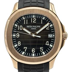 パテック・フィリップ PATEK PHILIPPE アクアノート 5167R-001 ブラウン ピンクゴールド 腕時計 メンズ 中古