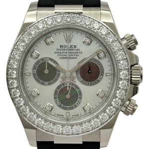 ロレックス ROLEX デイトナ 126589RBR ホワイトシェル/ブラックシェル ホワイトゴールド 腕時計 メンズ 中古
