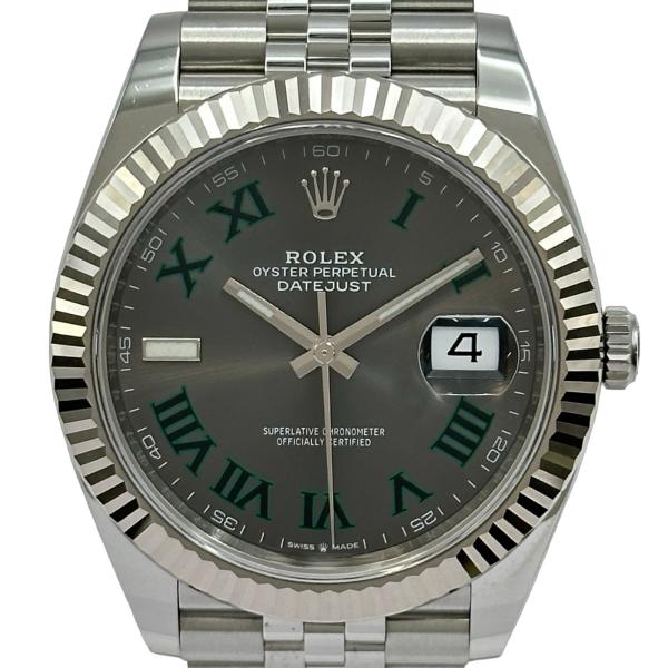 ロレックス ROLEX デイトジャスト41 126334 スレート ホワイトゴールド/ステンレススチ...
