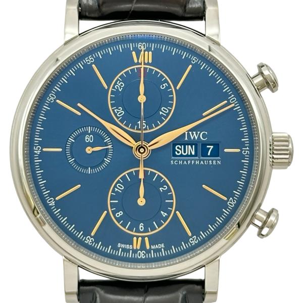 インターナショナルウォッチカンパニー IWC ポートフィノ クロノグラフ IW391036 ブルー ...