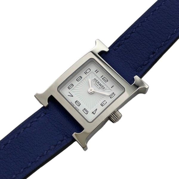 エルメス HERMES Hウォッチ　ミニ HH1.110 SS 腕時計 レディース 中古