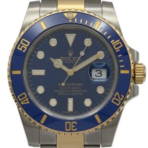 ロレックス ROLEX サブマリーナ 116613LB ブルー ゴールド/ステンレススチール 腕時計 メンズ 中古