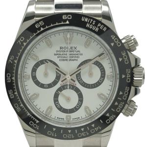 ロレックス ROLEX デイトナ 116500LN ホワイト ステンレススチール 腕時計 メンズ 中古