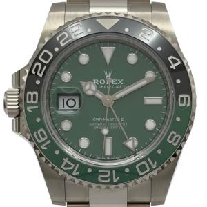 ロレックス ROLEX GMTマスター2 126729VTNR グリーン ホワイトゴールド 腕時計 メンズ 中古