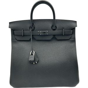 エルメス HERMES オータクロア40 G刻印 ブラック ブラック金具 トゴ ハンドバッグ レディース 中古