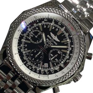 ブライトリング BREITLING ベントレーモーターズ A252B86SP ブラック SS 腕時計 メンズ 中古｜ookura7815