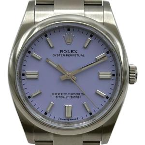 ロレックス ROLEX オイスターパーペチュアル36 126000 ラベンダー ステンレススチール 腕時計 メンズ 中古