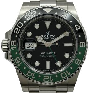 ロレックス ROLEX GMTマスター2 126720VTNR ブラック ステンレススチール 腕時計 メンズ 中古
