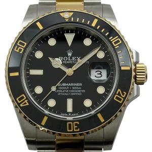 ロレックス ROLEX サブマリーナ 126613LN ブラック ゴールド/ステンレススチール 腕時計 メンズ 中古