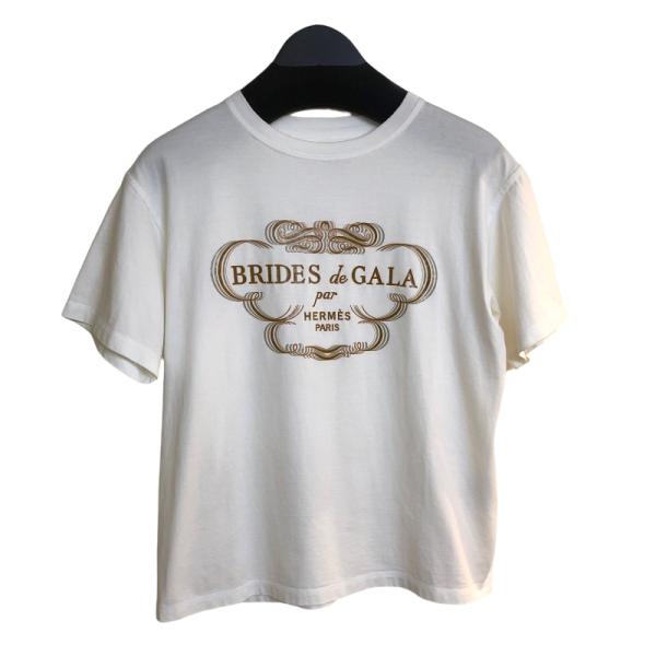 エルメス HERMES Brides de Gala Tシャツ ホワイト 半袖Ｔシャツ レディース ...