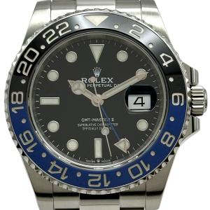 ロレックス ROLEX GMTマスター2 126710BLNR ブラック ステンレススチール 腕時計 メンズ 中古