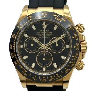 ロレックス ROLEX デイトナ 116518LN ブラック ゴールド/ステンレススチール 腕時計 メンズ 中古