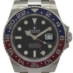 ロレックス ROLEX GMTマスター2 126710BLRO ブラック ステンレススチール 腕時計 メンズ 中古