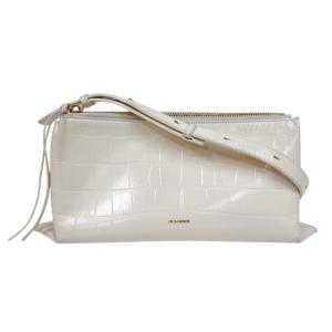 ジルサンダー JIL SANDER エンパイア スモールショルダーバッグ J07WD0051-P6574 アイボリー レザー レディース 中古