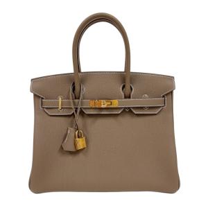 エルメス HERMES バーキン30 G刻印（2026年製） エトゥープ　シルバー金具 トゴ ハンドバッグ レディース 中古
