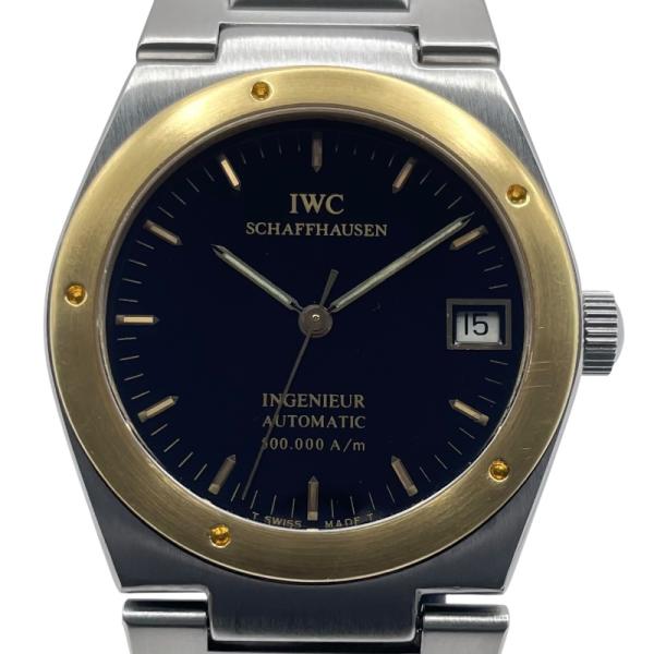 インターナショナルウォッチカンパニー IWC インヂュニア IW350804 ブラック YG/SS ...