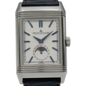 ジャガー・ルクルト JAEGER-LE COULTRE レベルソトリビュート ムーン 216.8.D3(Q3958420) シルバー ステンレススチール 腕時計 メンズ 中古
