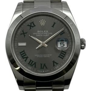 ロレックス ROLEX デイトジャスト41 126300 スレート ステンレススチール 腕時計 メンズ 中古