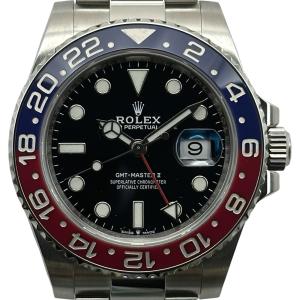 ロレックス ROLEX GMTマスター2 126710BLRO ブラック ステンレススチール 腕時計 メンズ 中古