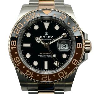 ロレックス ROLEX GMTマスター2 126711CHNR ブラック ステンレススチール/ピンクゴールド 腕時計 メンズ 中古