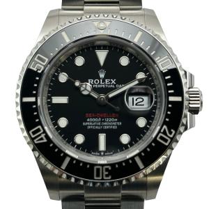 ロレックス ROLEX シードゥエラー 126600 ブラック ステンレススチール 腕時計 メンズ 中古