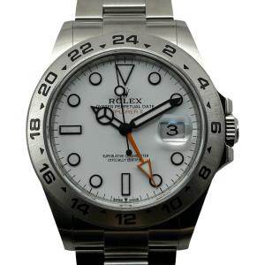 ロレックス ROLEX エクスプローラー2 226570 ホワイト ステンレススチール 腕時計 メンズ 中古
