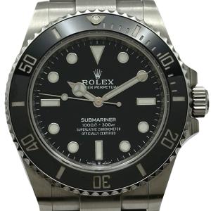 ロレックス ROLEX サブマリーナ ノンデイト 124060 ブラック ステンレススチール 腕時計 メンズ 中古