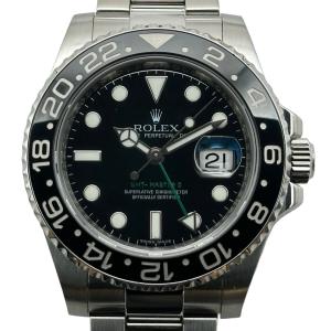 ロレックス ROLEX GMTマスター2 116710LN ブラック ステンレススチール 腕時計 メンズ 中古