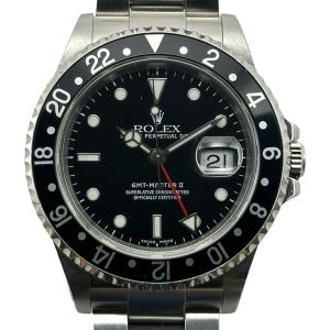 ロレックス ROLEX GMTマスター2 16710 ブラック ステンレススチール 腕時計 メンズ 中古