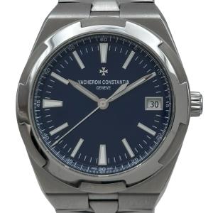 ヴァシュロン・コンスタンタン VACHERON CONSTANTIN オーヴァーシーズ 4500V/110A-B128 ブルー ステンレススチール 腕時計 メンズ 中古