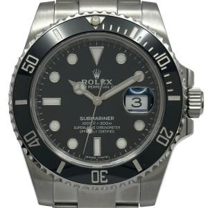 ロレックス ROLEX サブマリーナ 116610LN ブラック ステンレススチール 腕時計 メンズ 中古